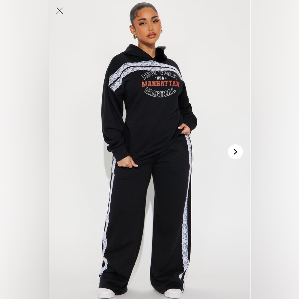 Fashion Nova Manhattan Fleece pantset